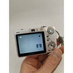 Sony Cyber-shot DSC-W55 7.2MP Digital Camera - Silver Appareil Photo Numérique 