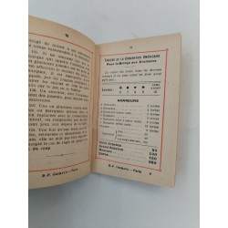 1929 Ancien livret regles jeu carte Grimaud  bridge Poker Baccara Jeux Cartes