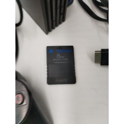 Console Jeux Vidéo Sony PS2 PlayStation 2 Scph-39004 Memory Card Manette...