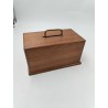 Ancien Coffret Bois Mises Jeux Os Ciselé Teinté Jetons Poker Casino Jeu...