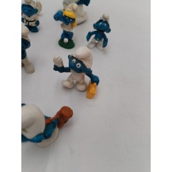 Lot De 15 Schtroumpfs Année 80 Peyo Schleich Bully Figurine Jouet Vintage