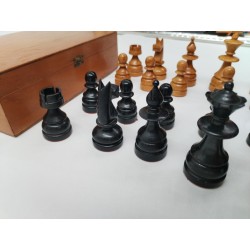 Jeu D Échecs Bois Vernis Feutrine Jeux Échec Artefactos Madeira Stori Peixoto...