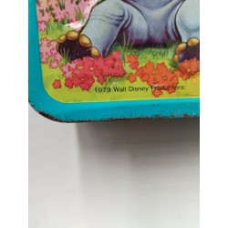Walt Disney Magic Kingdom 1979 Aladdin Wonderful World Lunch Box Valise Boîte...