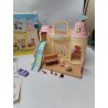 Lot Sylvanian Families Baby Castel Nursery Epoch Château Pour Bébé + Personnages