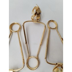 Lanvin Lot De 10 Pinces A Escargots Or Bté SGDG France Escargot