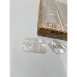 Coffret Ancien Jetons Mises Poker Casino Bakélite Look Nacre Jeux Cartes Jeux...