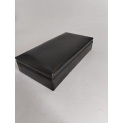 Coffret Luxe Cuir Noir RP Jeux De Cartes Mises Dés 421 Boite Jeu Carte