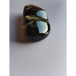 Oeil Céleste Pierre Obsidienne Arc En Ciel Taillée Double Coeur Cristal Naturel