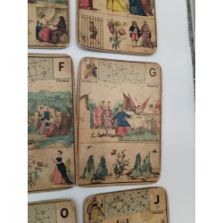 Le Grand Tarot De Mlle Lenormand Par Gaudais Édition Grimaud XIX Cartomancie Jeu