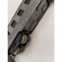 Lot De 2 Jouef 435 Wagon Voyageurs SNCF Bmyf Inox Gris 2ème Classe HO Trains Jeu