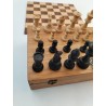 Jeux D'échecs Bois Échiquier Pliant Coffret Lardy Staunton Chessmen Jeu Echec