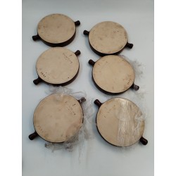 Lot De 6 Poêlons à escargots 12 trous Emile Henry 🗝️ 2512 Escargot Poêlon