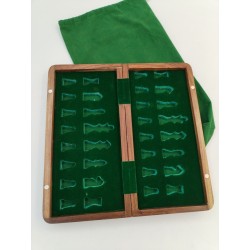 Jeux D'échecs Bois Magnétique Voyage Luxe Jeu Échec Échecs Marqueterie