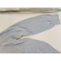 POLO By RALPH LAUREN Boys Pull Sweat Cardigan Bleu Clair Gris 11-12 Years Small