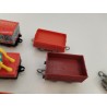 Lot De 9 Remorques Wagon Trains Thomas Train Mattel Jouet Rails Véhicule