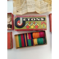 Boite De Jeux Nouveaux Réunis LJR Jeu Ancien Ramoneur Osselets La puce Nain...