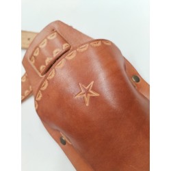 Revolver Indien Cowboy Pistolet Jouet Vintage Gonher No 80 Avec Etui En Cuir
