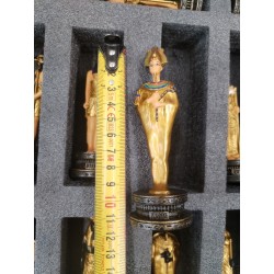 Grand Jeux D Échecs Egypte Pharaon Anubis Ankh Peint A La Main jeu echec