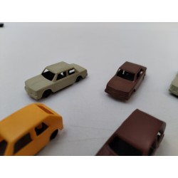Lot 14 Voitures Jouef HO Mercedes Bmw Renault R5 4L Citroën Opel Golf Volkswagen