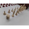 Antiquités fin du 19e pièces d'échecs de petite taille en os Jeu Échec Jeux 