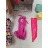 Barbie 1977 Poupée Mattel Dressing Armoire Valise Robe Deluxe Fashion Avenue