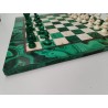 Grand Jeux D'échecs 50X50 En Malachite Jeu Échec Pierre Chess Game echec echecs