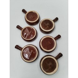 Lot 6 Poêlons Émile Henry Escargots Grès Caquelons La Bourguignonne