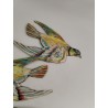 Ancien Jeux Tir Au Pigeon Cible Jeu Forain Lot 3 Pièces