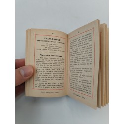 1929 Ancien livret regles jeu carte Grimaud  bridge Poker Baccara Jeux Cartes