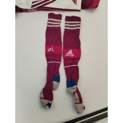 Ensemble OL Olympique Lyonnais Maillot short Chaussettes Football Adidas 12 Ans