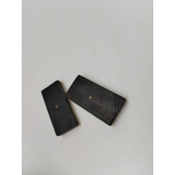 Jeux De Dominos Anciens Double 6 Six Riveté Os Ébène Rivets Jeu Ancien