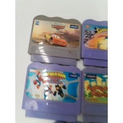 Lot 8 Jeux Vtech Vsmile Console Jeux Vidéo Éducatifs Disney Toy Story Spider Man
