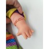Grande Poupée Ancienne 70 Cm Peluche Clown Rigolo Multicolore Jouet Doudou