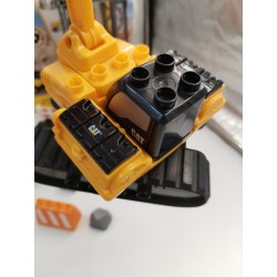 Lot Mega Bloks Cat Super Grue Engins Chantier Jouet Construction Caterpillar Jeu