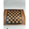 Coffret Bois Ancien Jeux D'échecs Regence Backgammon Tric Trac Jacquet Jeu