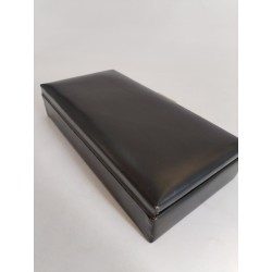 Coffret Luxe Cuir Noir RP Jeux De Cartes Mises Dés 421 Boite Jeu Carte