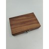 VINTAGE WOODEN TRAVEL MINIATURE WOOD PEG CHESS SET Jeu D'échecs Jeux Échec