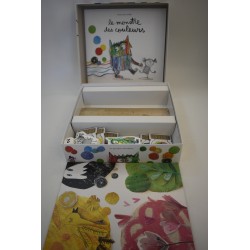 Le monstre des couleurs Purple brain le jeu de société jeux devir as d'or