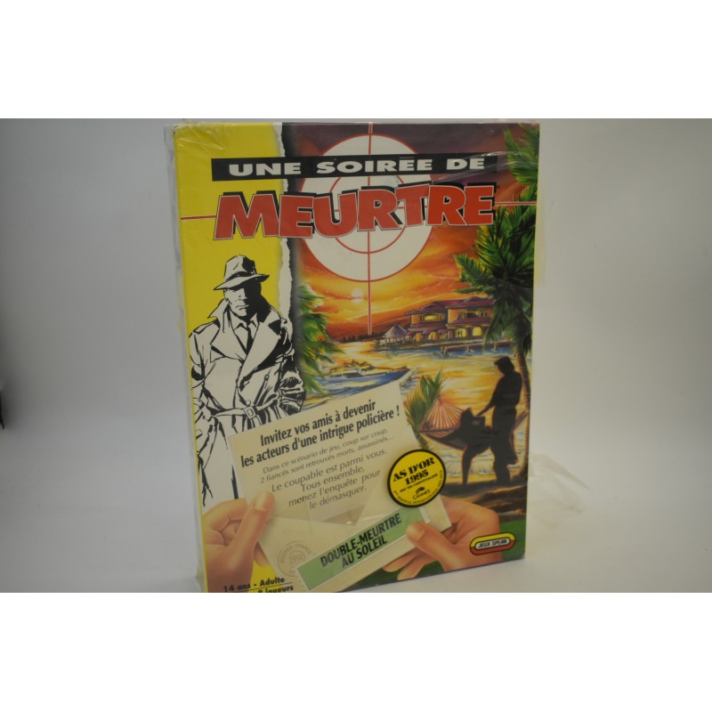 Une soirée de meurtre Double-Meurtre au soleil jeux spear jeu de société as d'or 1995