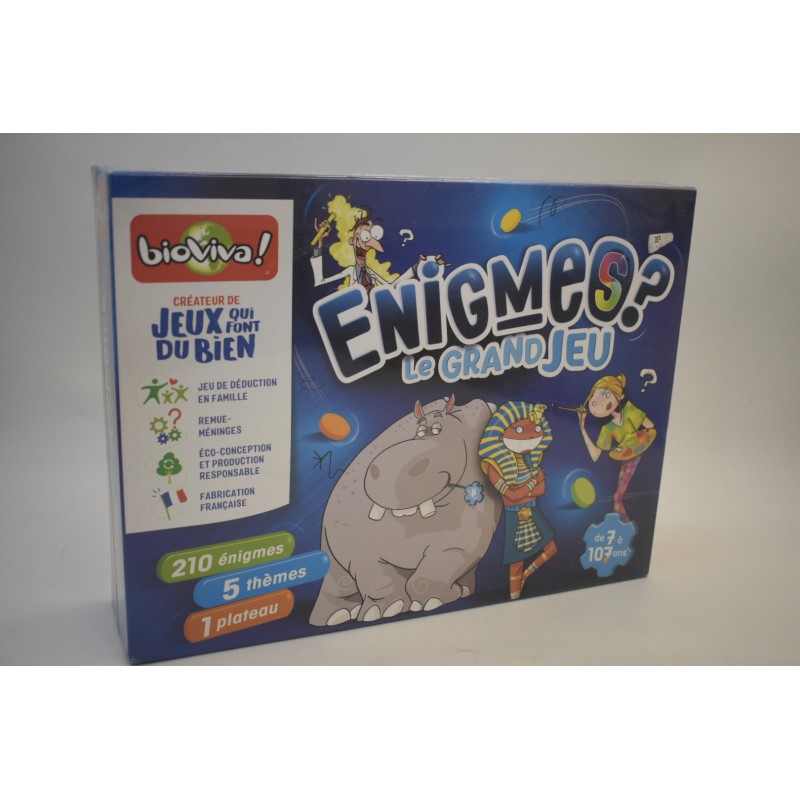 Enigmes ? le Grand jeu Bioviva jeux de société