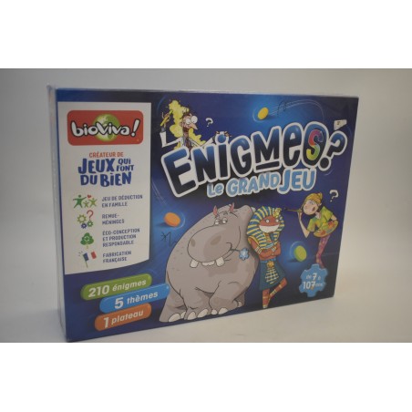 Enigmes ? le Grand jeu Bioviva jeux de société