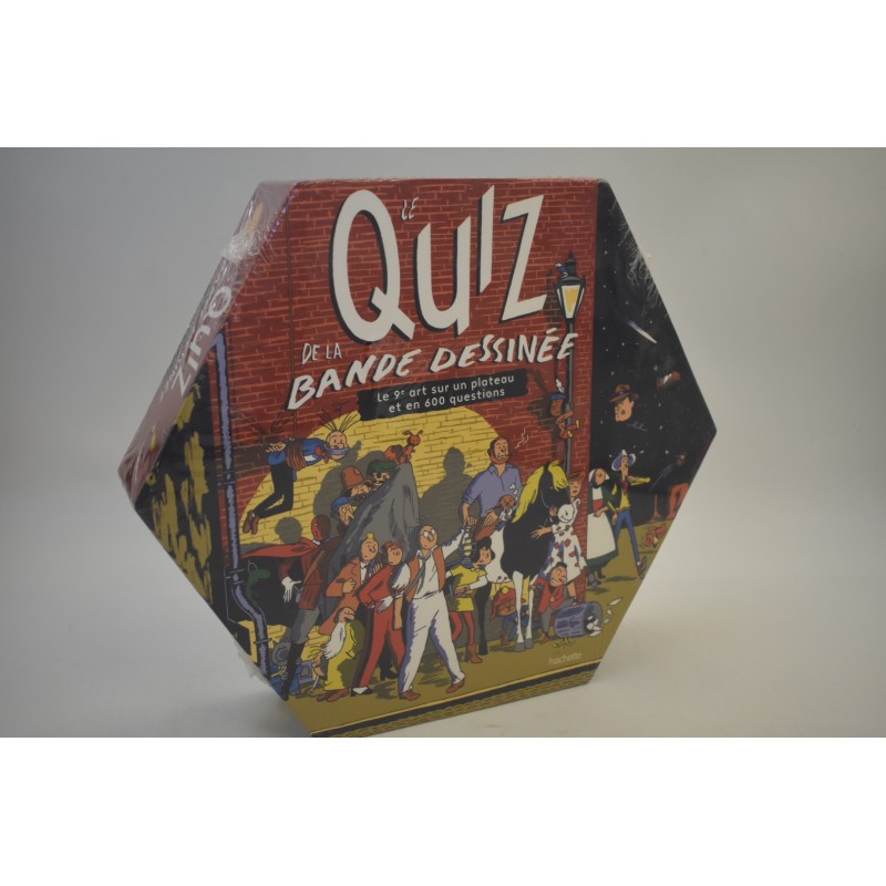 Le quiz de la bande dessinée le 9eme art sur un plateau jeu de société Edition hachette jeux