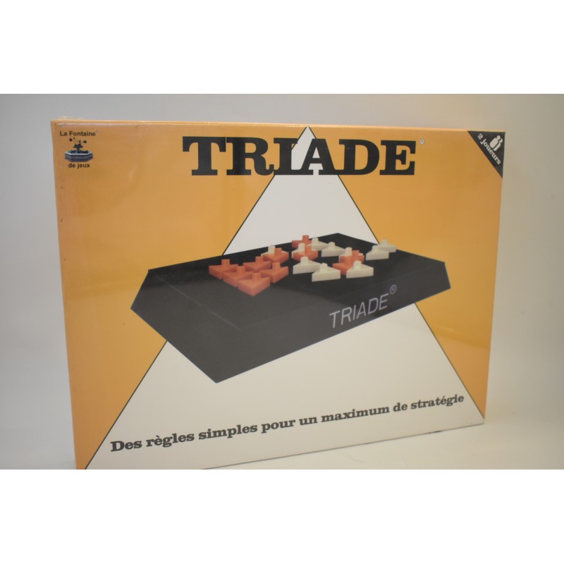 Triade la fontaine a jeux stratégie jeu de société pion pièces