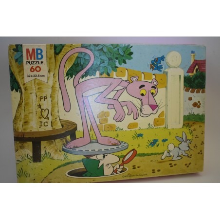La Panthere Rose Mb Puzzle série Cartoon 60 pièces jeux de société jeu