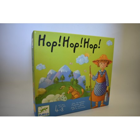Hop ! Hop ! Hop ! Edition Djeco jeu de société jeux de coopération bergerie