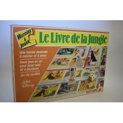 Le livre de la Jungle Walt Disney histoire a jouer jeu de société bande dessinée Edition Nathan jeux