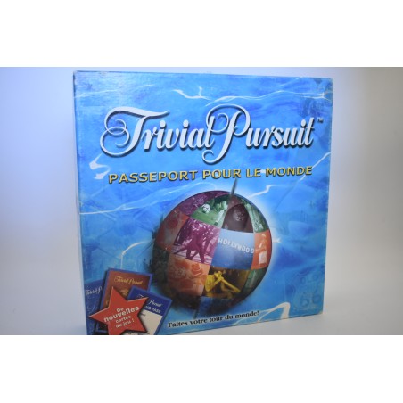 Trivial Pursuit Passeport pour le monde Faites le tour du monde jeu de société Edition Parker Hasbro Jeux