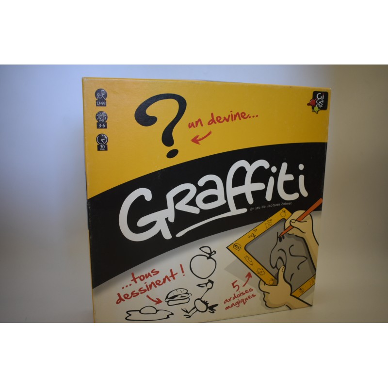 Graffiti edition gigamic Un devine tous dessinent ! Ardoises magiques