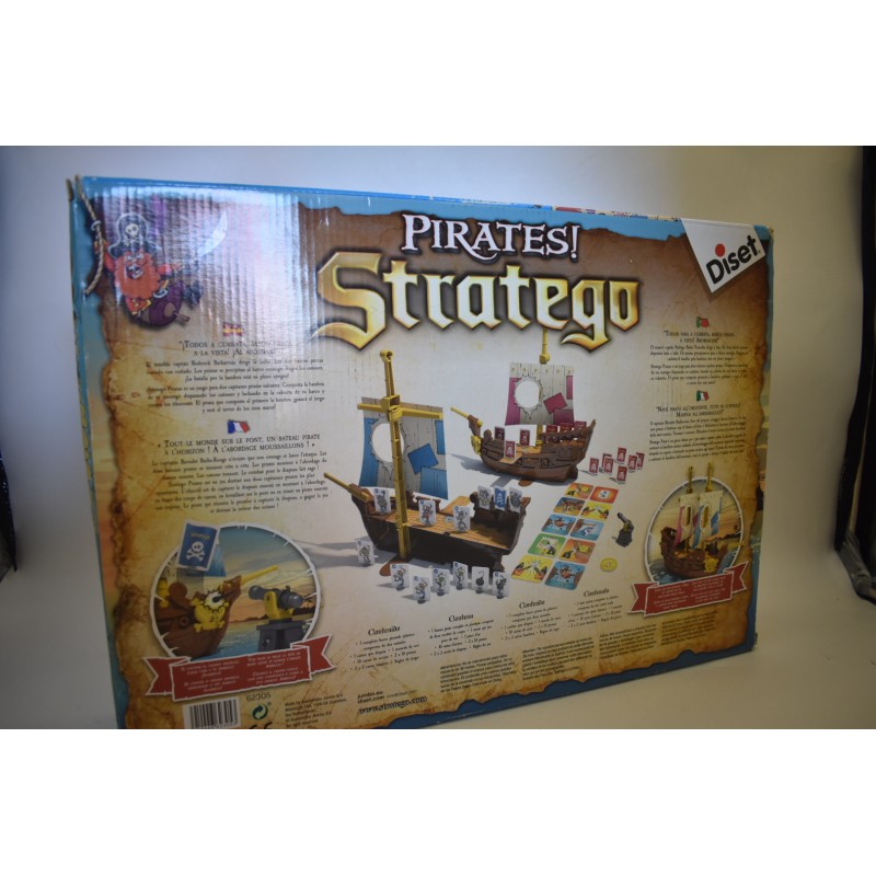 Stratego Pirates Edition Diset jeu de société jeux jumbo bateau moussaillon