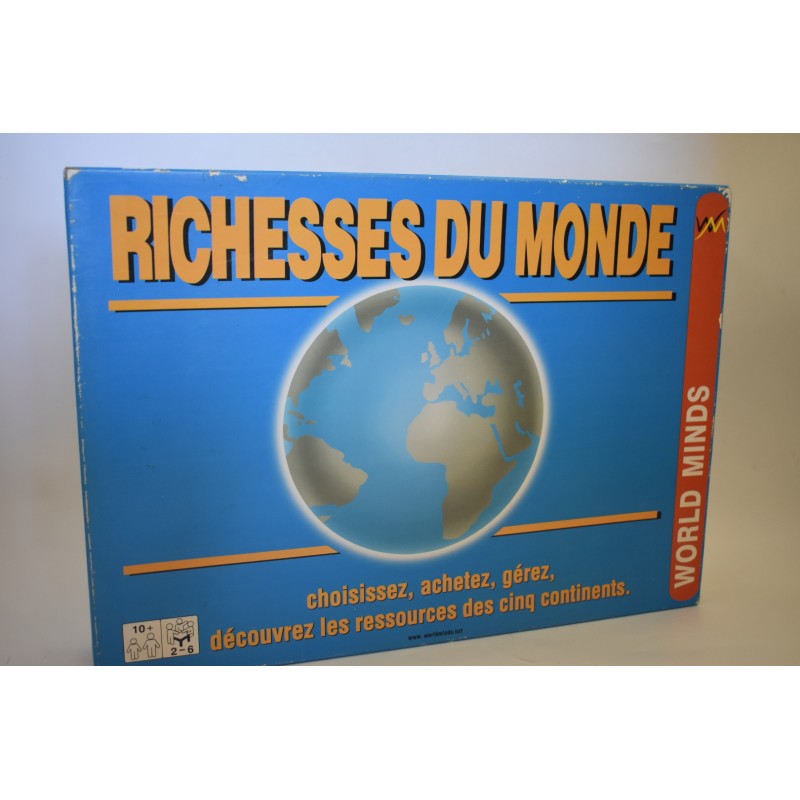 Richesses du monde Edition World Minds winning moves jeu de société jeux